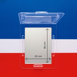 Leuchtturm 368643 TCG Album Pro Small - with 20 Sleeves for 160 Sport Trading Cards - Hardcover Blue/White/Red