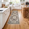 Washable Kitchen Runner Rug - 2x6 Hallway Rug Distressed Mats