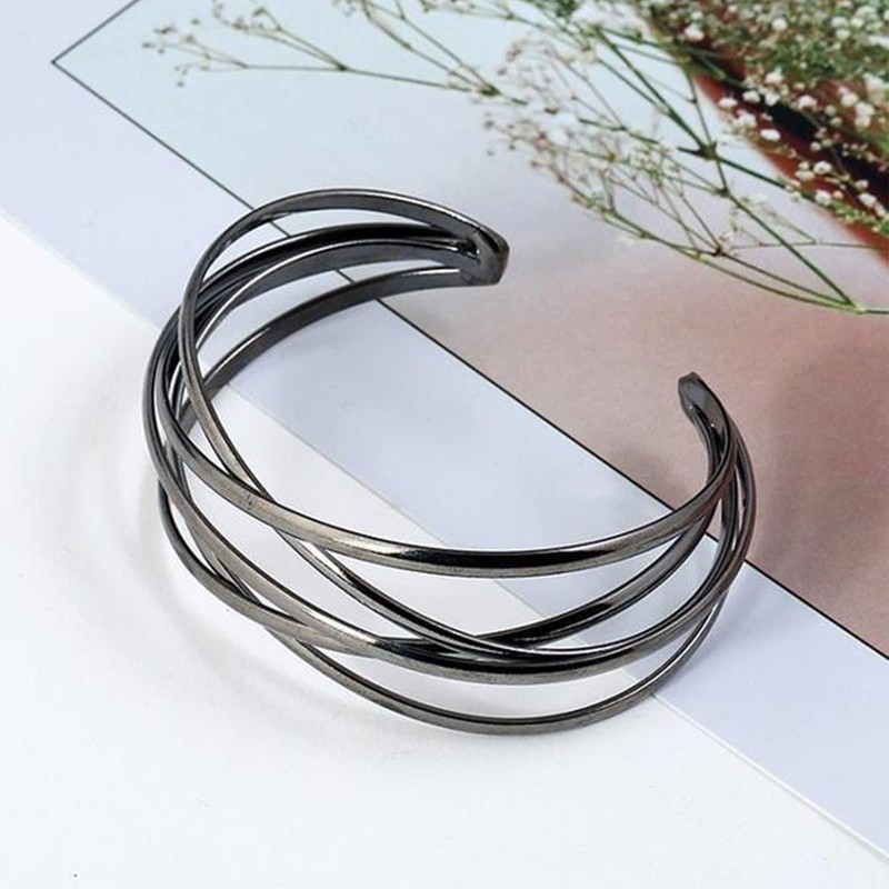 Taichell Gold Bangle Bracelets for Women Gold Arm Cuffs Upper