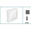 Door Border DK07 – Frame Made of PU Plastic, White,