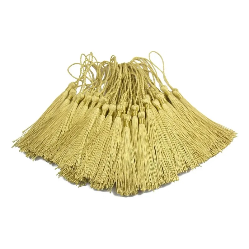 Sxrw 100pcz Llavero Borla Colgantes Borlas Hechas A Mano