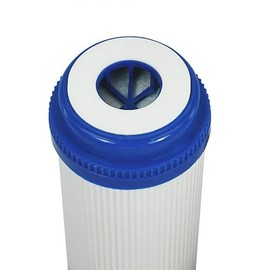 EVANS Cartucho de Carbón Activado Granular 2.5" x 10" para retención de cloro y otros químicos, sabores y turbiedad del agua.