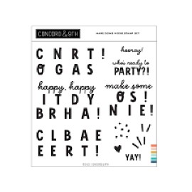 DOES NO APPLY CONCORD N 9TH - CLEAR ACRYLIC STAMPS - MAKE SOME NOISE