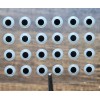 read ad 24 WHITE with Black Pupil 3D 5mm or