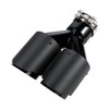 A-KARCK Carbon Fiber Exhaust Tip 3" Inlet to Dual 3.5"