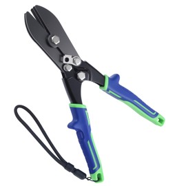 INJOYTEC 5 Sheet Sheet Metal Crimper HVAC Tool Stove Pipe Crimping Tools Gutter Crimper for 22-28 Gauge for Downpipe Stove Pipe Ducts and Venting Work