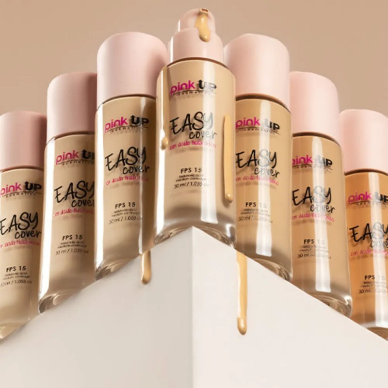 Base de maquillaje líquida Easy Cover Pink Up tono pale