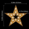13 Inch Gold Star Marquee Sign