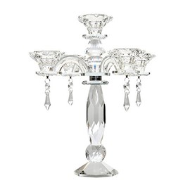 Amlong Crystal 5-Arm Crystal Candelabra