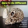 Gothic Skull Storage Box - Decorative Ossuary Design with Hidden