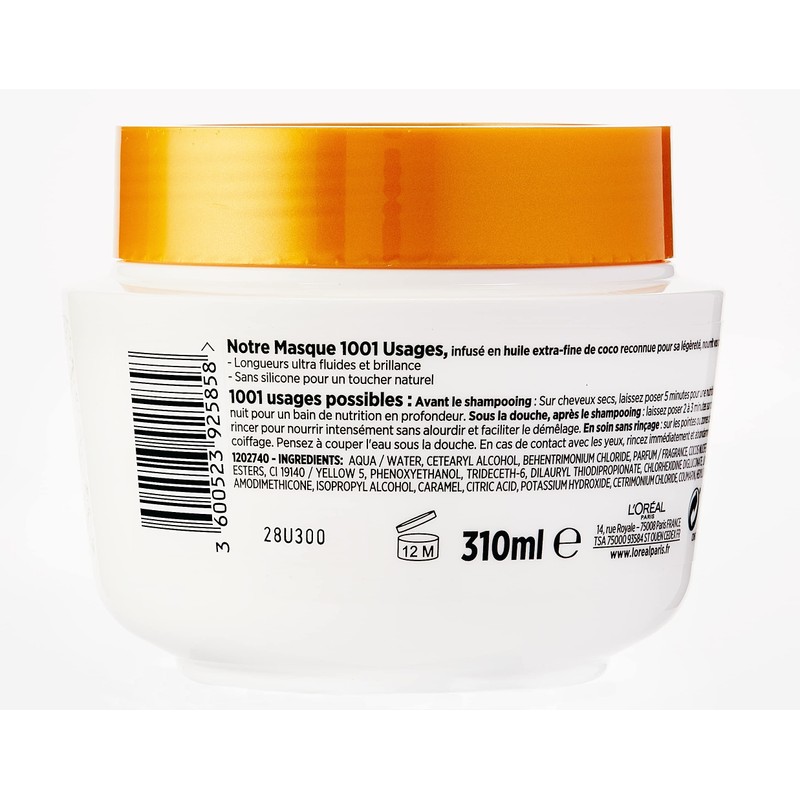 L'Oréal Paris Elseve Extraordinary Coconut Oil Mask with Extra-Fine Coconut