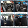 IKABEVEM 2PCS Front Leather Car Seat Covers Fit for Subaru