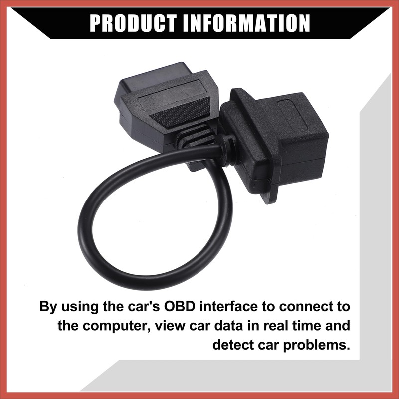 ACROPIX 6 Pin to 16 Pins OBD2 Diagnostic Scanner Convertor
