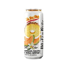 De Mi Pais Melon with Pineapple and Vanilla Drink with Pulp 16oz / Bebida de Melon y Piña con Vanilla y Pulpa 16oz (12)