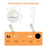 CLOUDY BAY [6 Pack] 3CCT Low Voltage LED Deck Lights