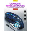 Mouse gamer de juego inalámbrico Free Wolf X8 star black