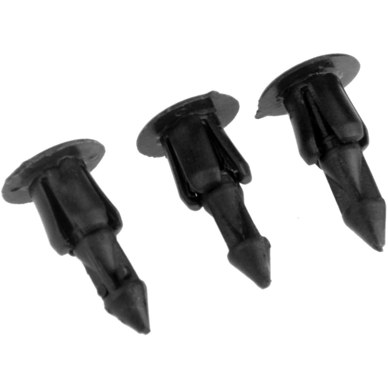 JUTOSU 100pcs 6mm Hole Diameter Clips Automotive Rivet Fastener Mud