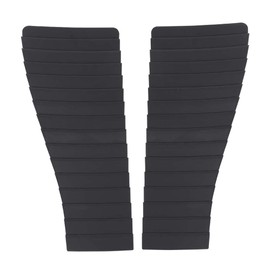 G-PLUS Hood Louver Inserts Compatible with Chevy Camaro Z28 & IROC 1985 1986 1987 1988 1989 1990 Hood Louver Ornament Set Satin Black Finish Left and Right 748557