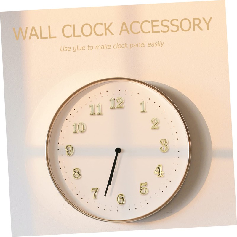 LALAFINA 45 Sets Arabic Clock Numerals Replacement DIY Digital Numbers