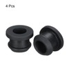 QUARKZMAN 4pcs Snap Rubber Grommet Connector Mounting Diameter 10.5mm ID