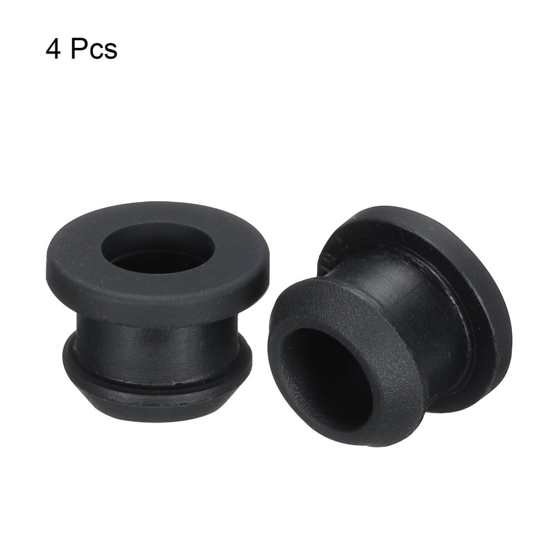 QUARKZMAN 4pcs Snap Rubber Grommet Connector Mounting Diameter 10.5mm ID