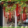 Suncalla 6 ft Christmas Garland with Red Bow, Artificial Lighted
