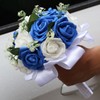 LMMWBM Handmade Wedding Bouquet Toss for Bride Bridesmaids Artificial PE