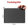 Pack of 2 Grid Foam Foam Black 405 x 305