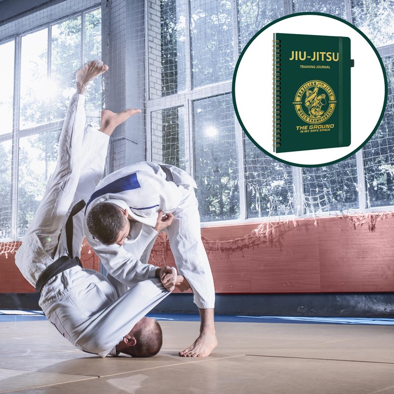 LKTHSEEK Jiu Jitsu Training Journal BJJ Notebook for Martial Arts