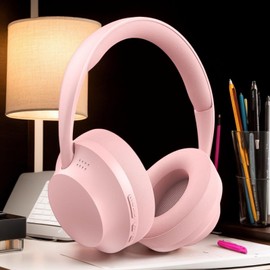 Wireless Headset, Game Headphones, Over Ear Plug-in Card Headwear for Game Music Studio Teens Women Youth Kids Men