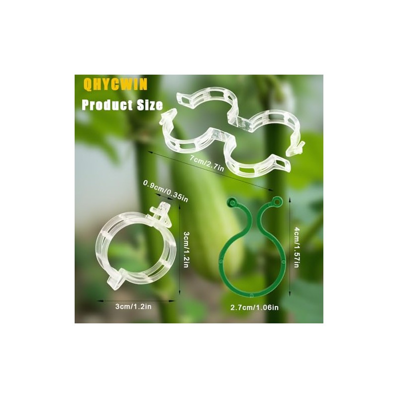 200 Durable Plant Support Clips for Your Garden Needs