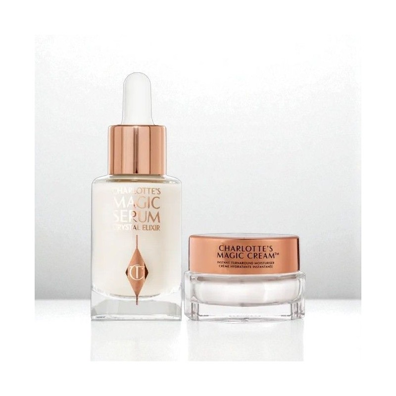Charlotte Tilbury 샬롯틸버리 미니 스킨 세트(매직 세럼 크리스탈 엘릭서 8ml+페이스크림