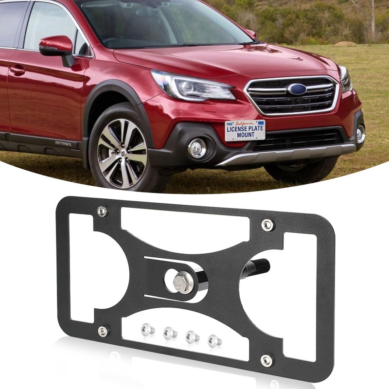 Front License Plate Bracket- Bumper Mounting, No Drill Front License