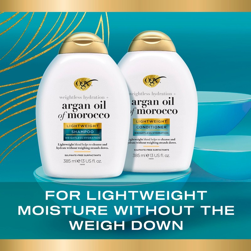 OGX Weightless Hydration Argan Oil of Morocco Shampoo for fine