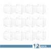 Hammont Suitcase Shaped Acrylic Candy Boxes - 12 Pack -