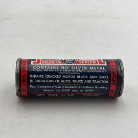 Westco NOS Silver Seal Radiator Sealer Westco Stop Leak New Car Guy Garage Display