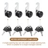 PATIKIL Cabinet Drawer Lock with Keys 2 Pcs 5/8" (16mm)