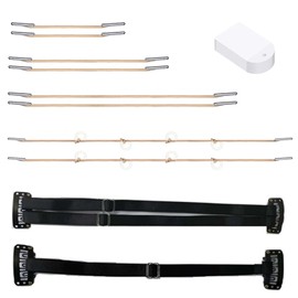 PAVIKE Lift-Up Bands, Face Lift Lifting Tape, Set of 2, Facelift Bands with Clips, Wrinkles, Belt, Lift Tape, Strong, Lift, Fast, Inconspicuous, Easy to Use, Skin Tightening, Adjustable, Women's