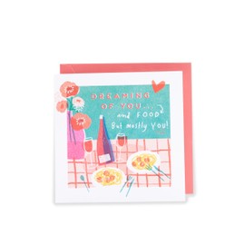 Kindred - Dreaming Of You And Food - Valentines Card