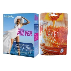 Aclarante Decolora Vello Piel Blanquea Loquay + Mascarilla Neutro