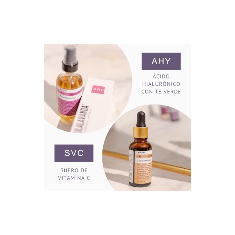 LilaLavanda – Kit Sueros Antioxidantes: AHY + SVC – 59+28