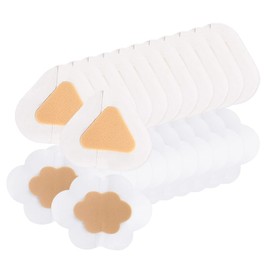 OHPHCALL 80pcs Transparent Heel Pads Blister Prevention Tape for High Heels Anti-wear Protector Pe Material Non- for Women Shoes and Boots