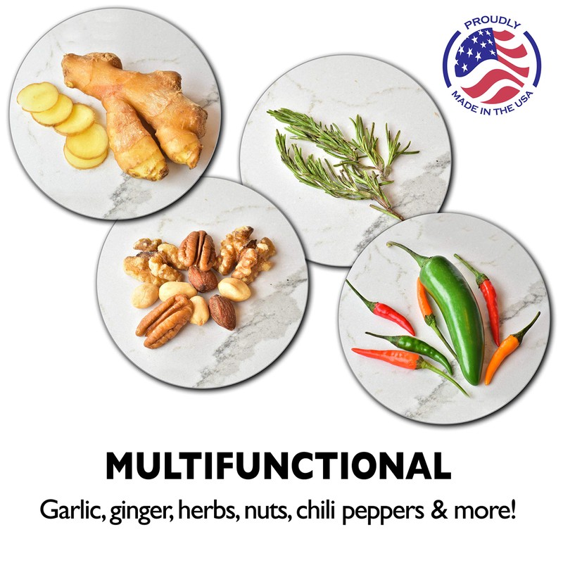 NexTrend Garlic Twister 4th Gen - Multifunctional Garlic/Ginger/Herb/Nuts, Garlic Press