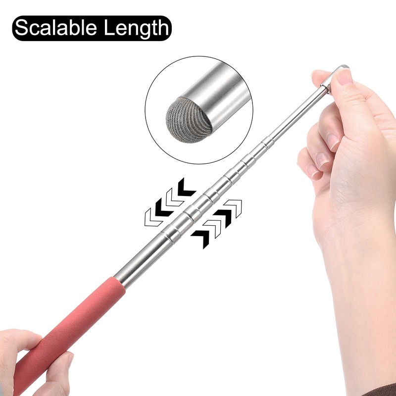 MECCANIXITY 2pcs Telescopic Teachers Pointer Teaching Pointer Stick 39 Inch