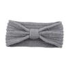 PACKOVE 4pcs Crochet Headbands with Bowknot Design Warm Winter Hair