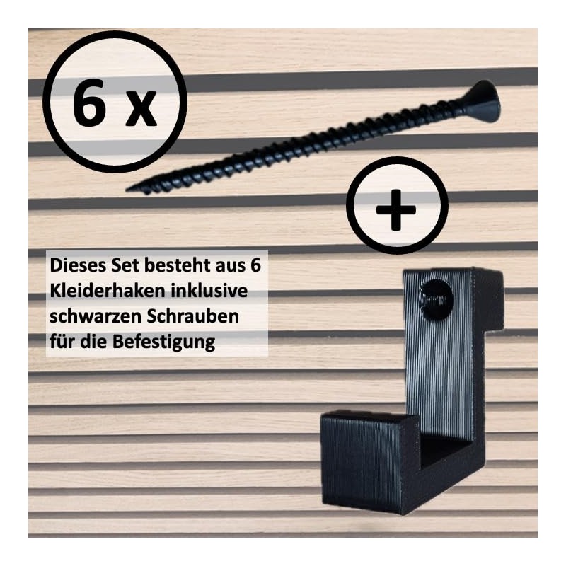 js3dmanufaktur Coat Hook for Acoustic Panels Acoustic Panels Acoustic Panel