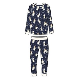 PJ Salvage Kids Unisex Baby Long Sleeve Kids Chill Out Family Set Pajamas, Night Sky