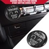Hihaha Carbon Fiber Pattern Engine Start Button Cover Trim for