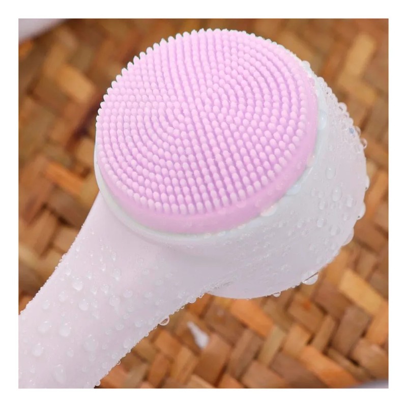 Cepillo Facial 2 en 1 Diler Doble Cara Cerdas Suaves