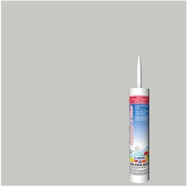 MAPEI Mapesil T Plus 100% Silicone Sealant, Waterproof & Flexible Caulk, Color-Matched to MAPEI Grout, Interior & Exterior Use, Tile, Bathroom, DIY, 10.1 oz Tube, Warm Gray